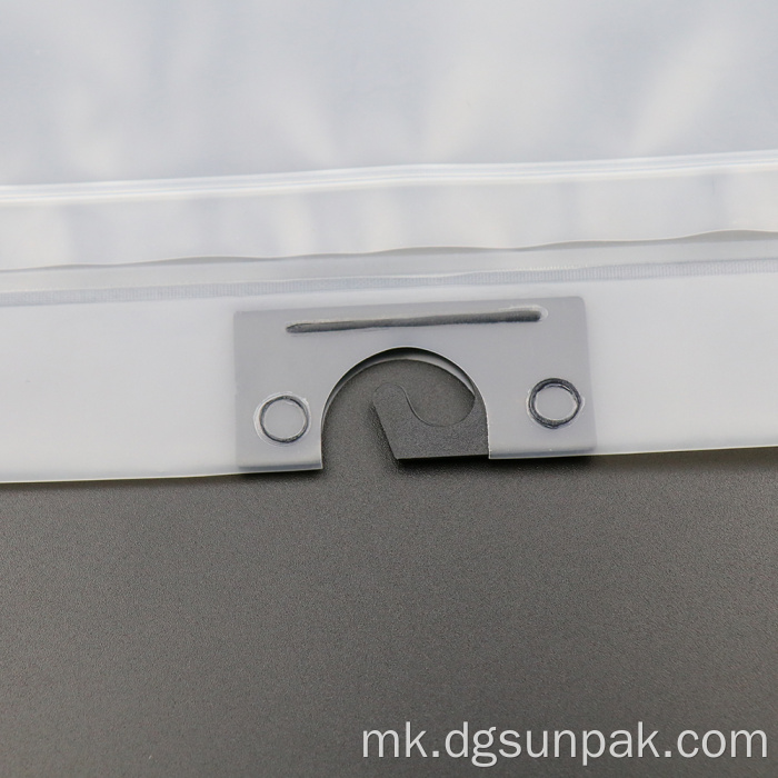 обичај пластична кеса кука матирано заглавие торба за пакување